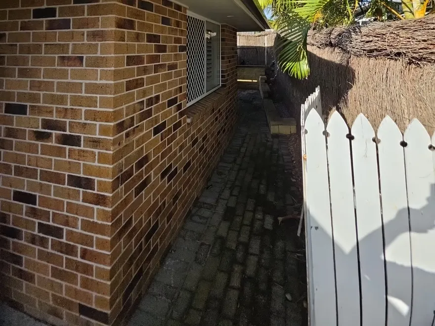 A brick home in Lismore with new seamless guttering